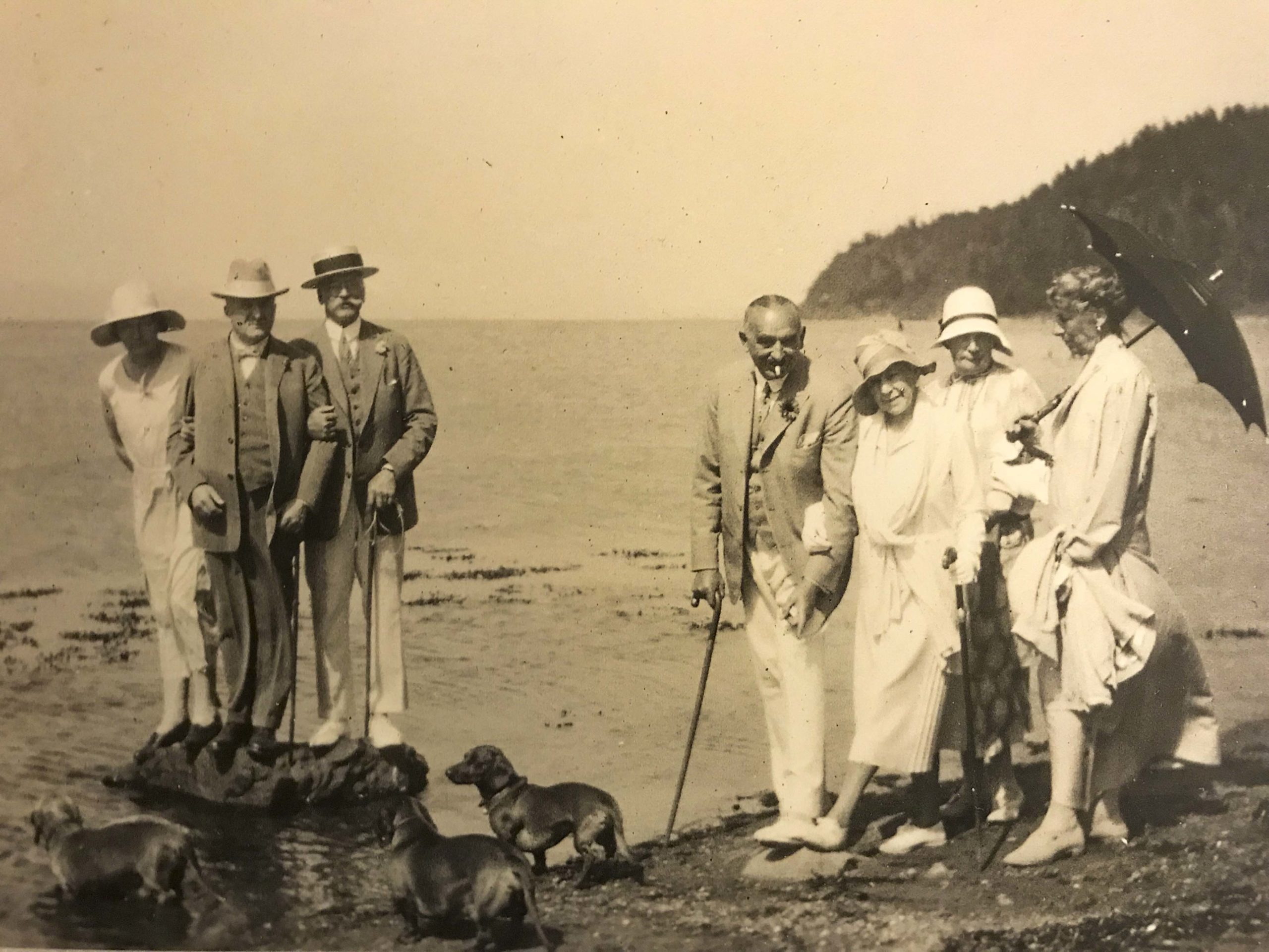 Gammelt bilde fra Jeløy - ukjent tidspunkt
