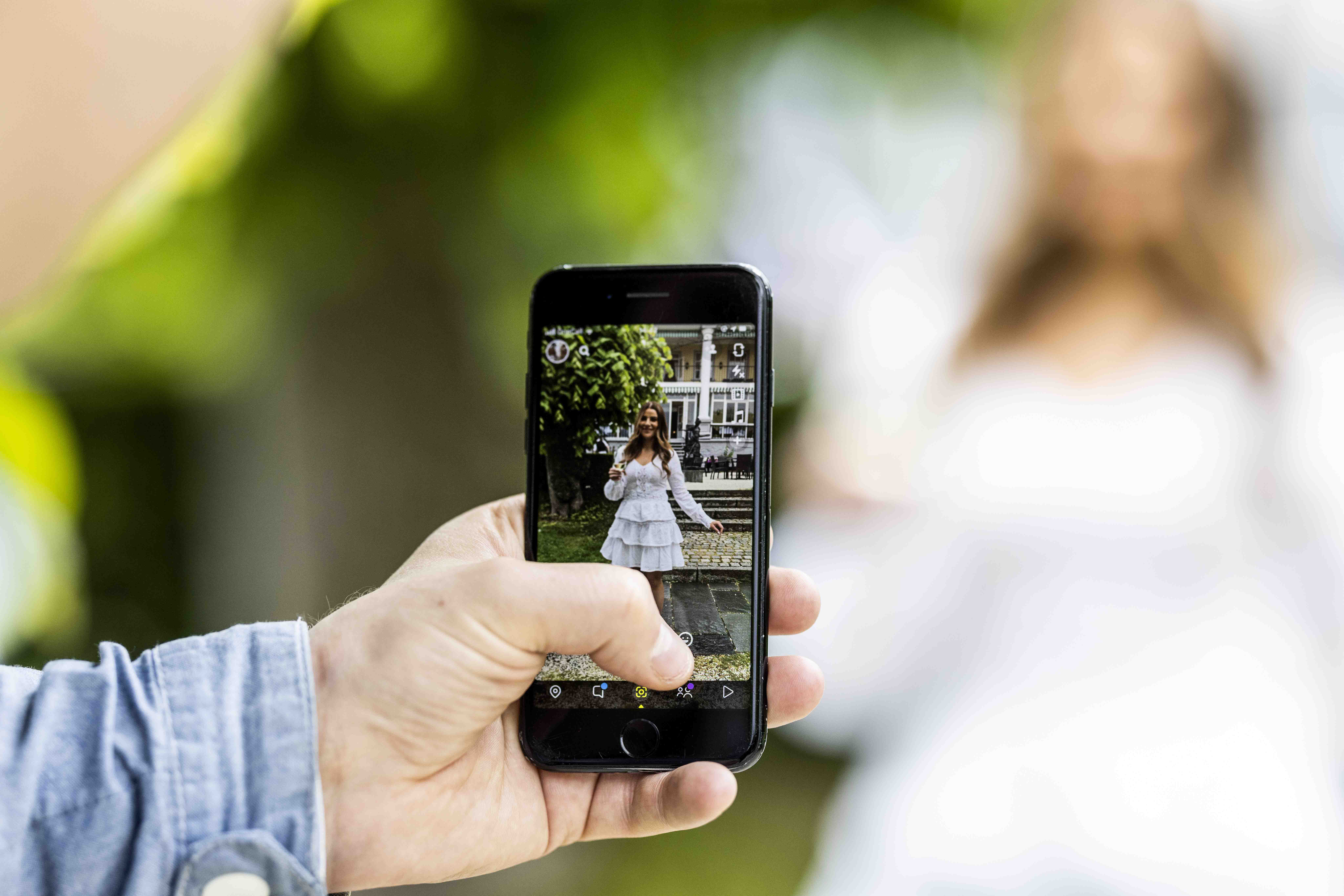Magiske øyeblikk fanges på mobilen