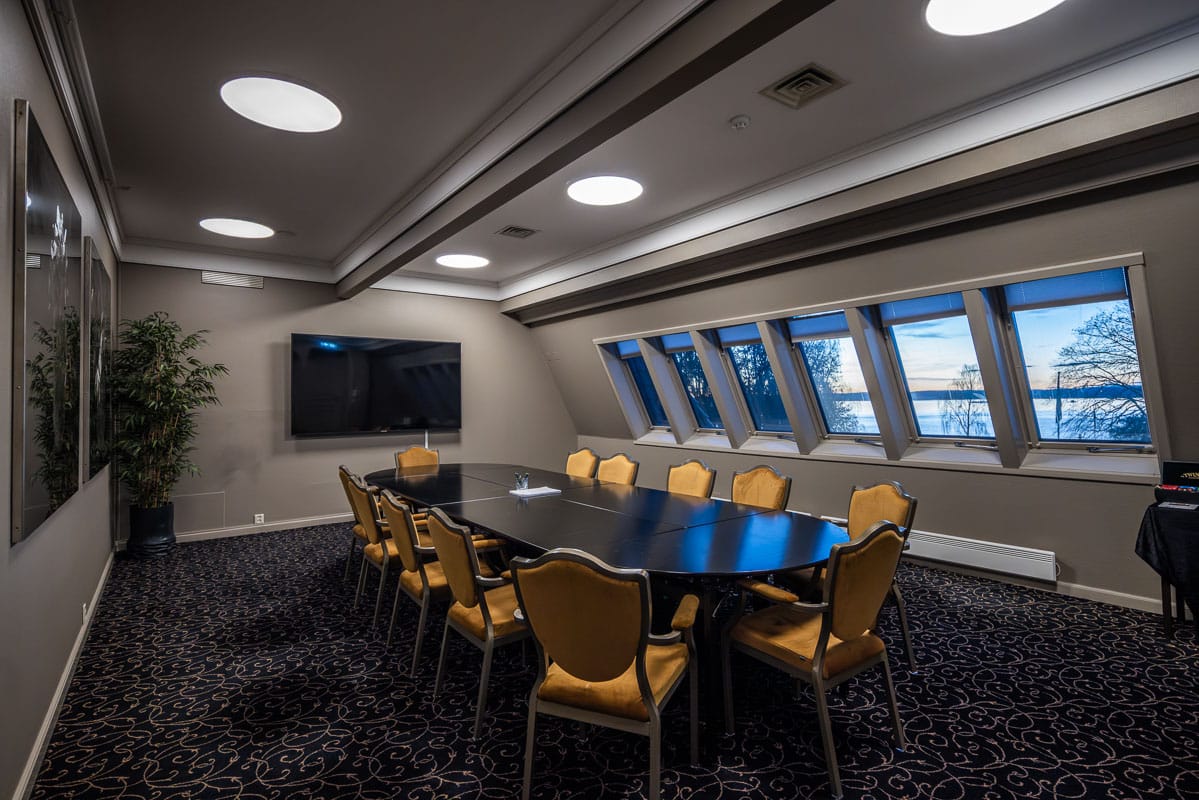 Møterom på Refsnes Gods i Moss – herskapelig hotell fra 1767 med moderne konferansefasiliteter.